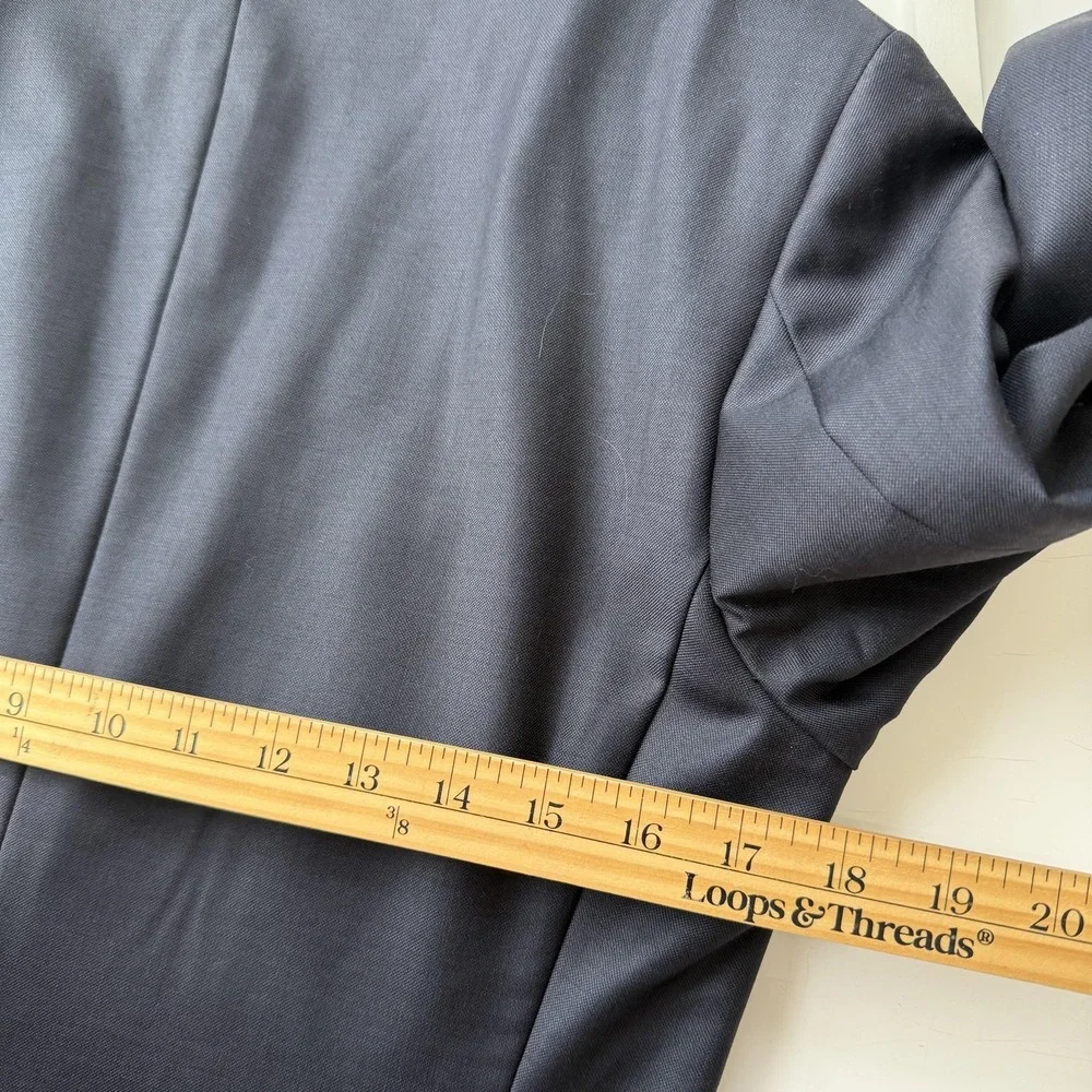 Suitsupply Napoli Blazer Mens‎ 38 Blue Wool Super 110s Suit Jacket Sport Coat